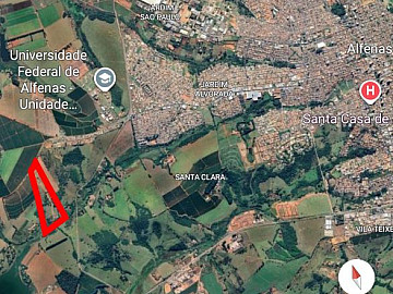 �rea a venda para Incorpora��o em Alfenas/MG